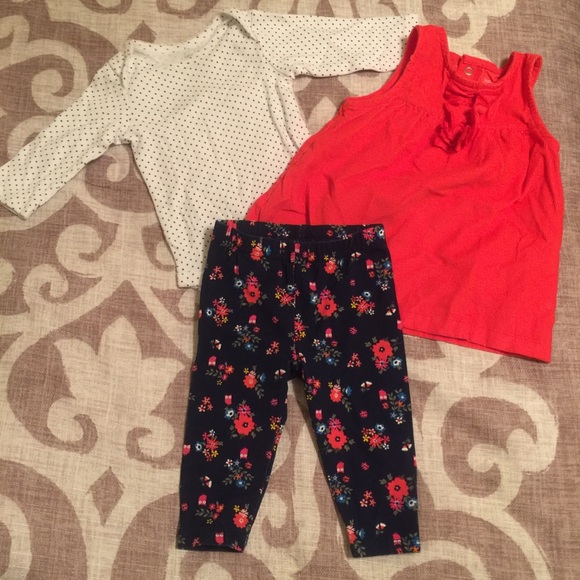 Carter’s Floral Matching Set - Picture 2 of 5